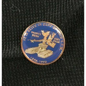 "#5 is Alive in Dept. of OHIO VFW" Pin 1995-1996 Shorty Wher Judy Doan 1" 1oz
